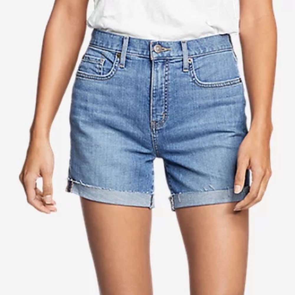 Eddie Bauer Original High-Rise Jean Shorts